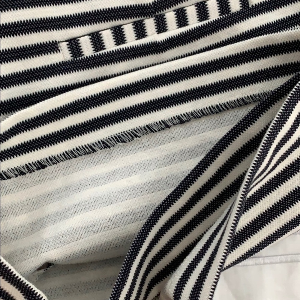 Express Striped Button Front Wrap Skort 2 - image 6